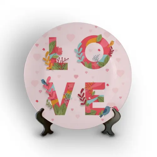 Prato Decorativo Love