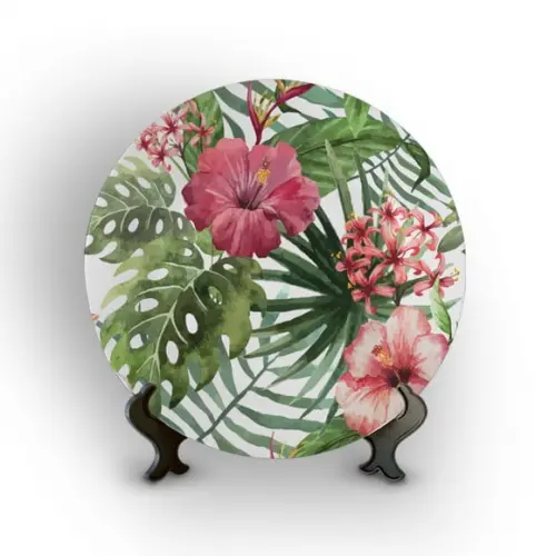Prato Decorativo Floral