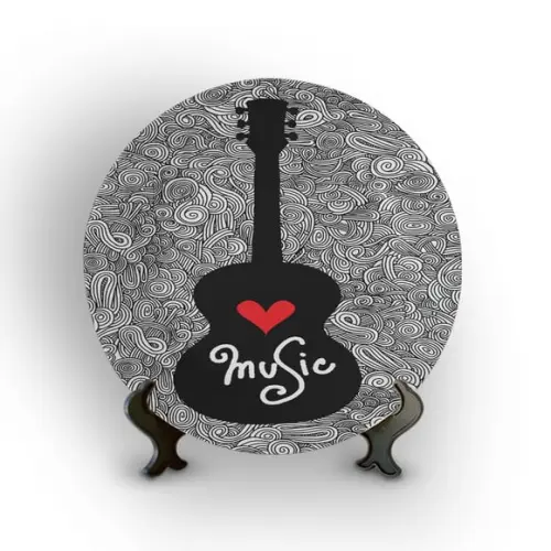 Prato Decorativo Music