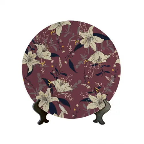 Prato Decorativo Floral
