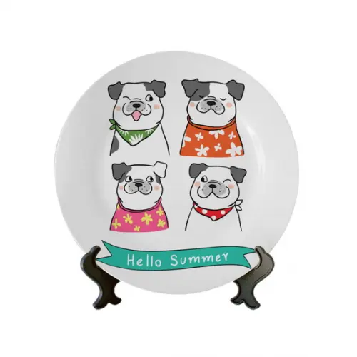 Prato Decorativo Dogs