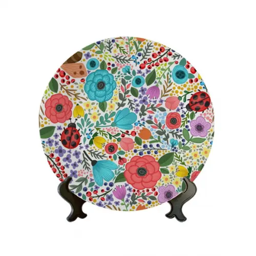 Prato Decorativo Floral