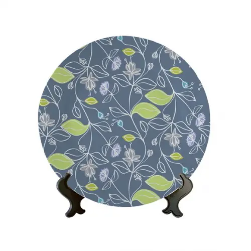 Prato Decorativo Folhas