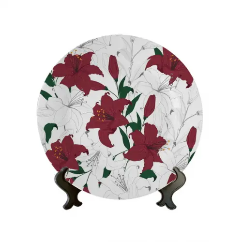 Prato Decorativo Floral