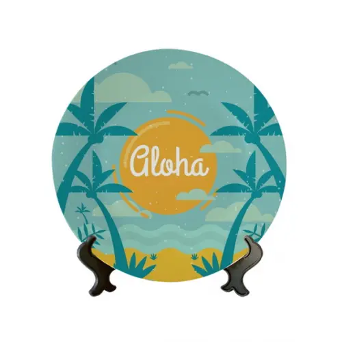 Prato Decorativo Aloha