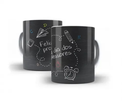 Caneca Porcelana Feliz Dia dos Professores