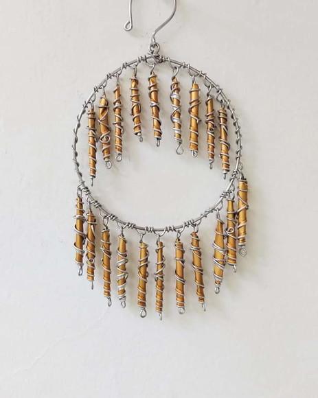 Filtro dos Sonhos Upcycling Dourado