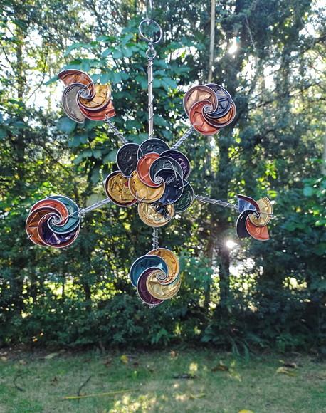 Móbile Quase-Catavento Upcycling 1