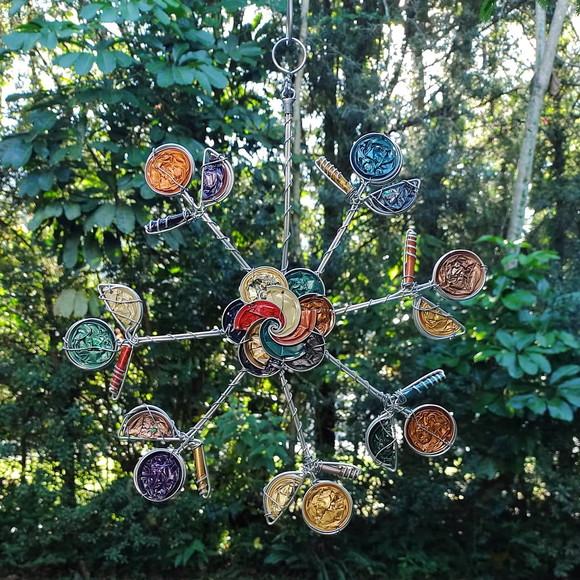 Móbile Quase-Catavento Upcycling 2