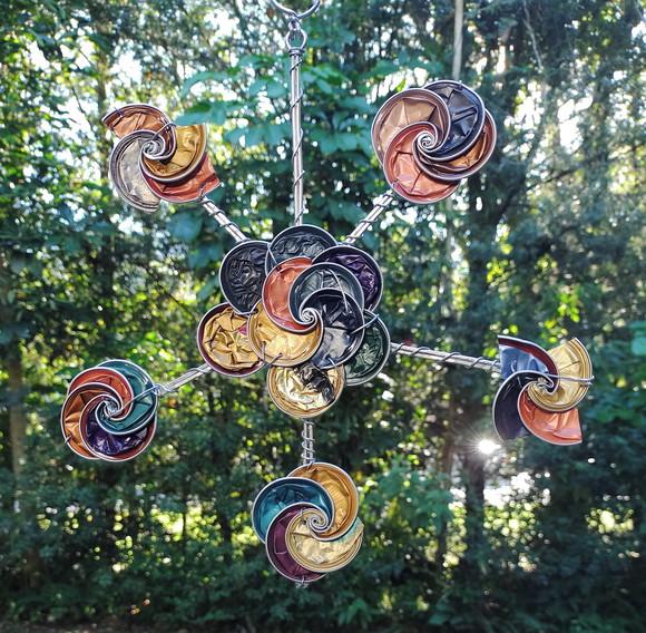 Móbile Quase-Catavento Upcycling 1