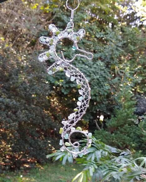 Suncatcher Cavalo-Marinho Verde