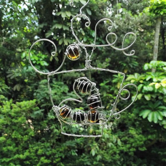 Suncatcher Coffee em tons de âmbar