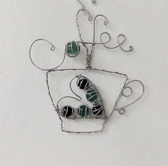 Suncatcher Coffee em tons de verde