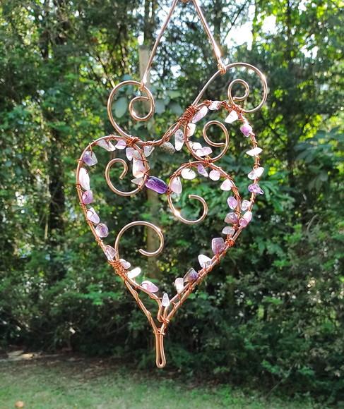 Suncatcher Coração Sinuoso