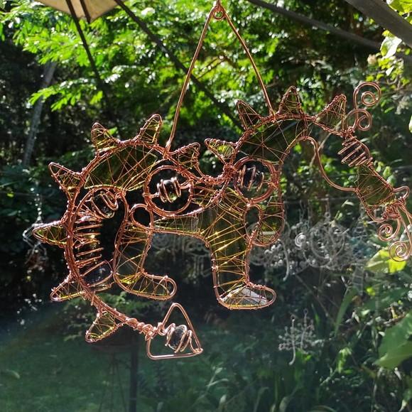 Suncatcher Dragão Upcycling