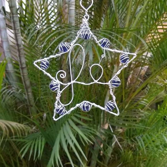 Suncatcher Fé azul