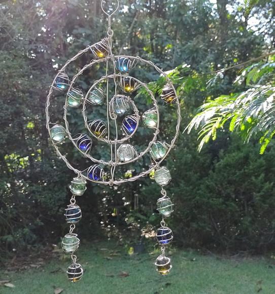 Suncatcher Mandala Mix Filtro dos Sonhos Multicolorido