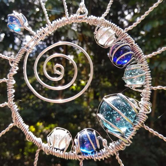 Suncatcher Segundo Sol em Tons de Azul