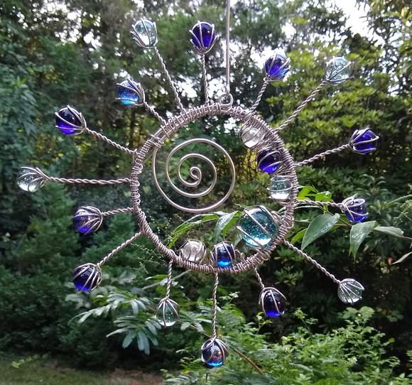 Suncatcher Segundo Sol em Tons de Azul