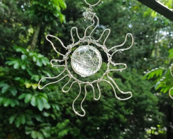 Suncatcher Sun em alumínio