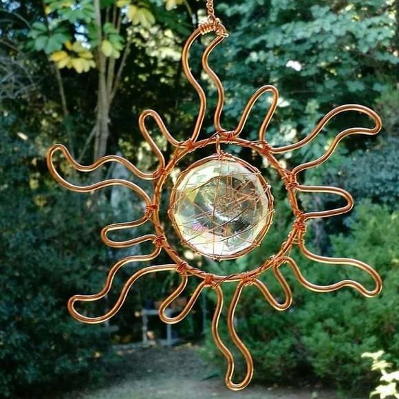 Suncatcher Sun Em Cobre