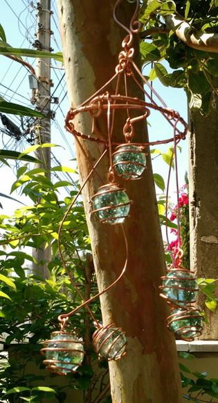 Suncatcher Whirl em cobre