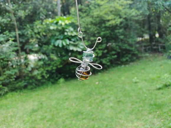 Suncatcher/móbile Abelhinhas Coloridas