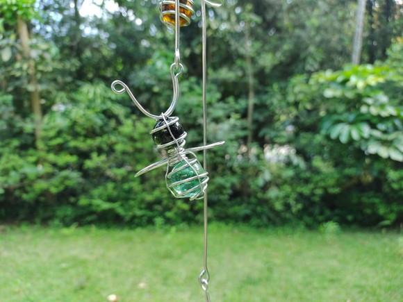 Suncatcher/móbile Abelhinhas Coloridas