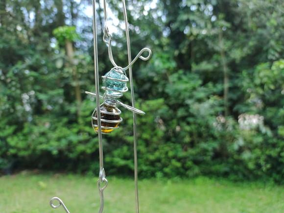 Suncatcher/móbile Abelhinhas Coloridas