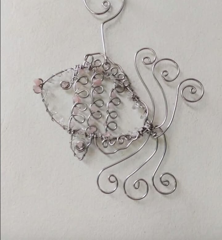 Suncatcher Peixinho Rosa