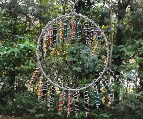 Filtro dos Sonhos Upcycling Multicolorido