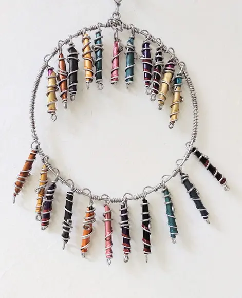 Filtro dos Sonhos Upcycling Multicolorido