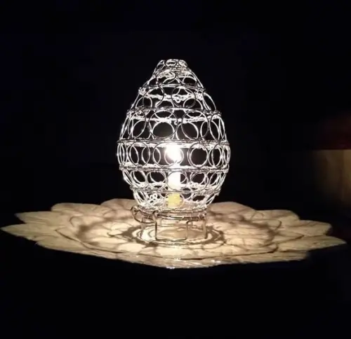 Luminária Ovo Vazada