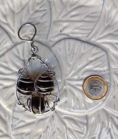 Mini Suncatcher Gotinha de Chuva Âmbar
