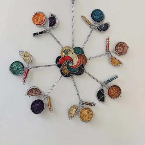 Móbile Quase-Catavento Upcycling 2