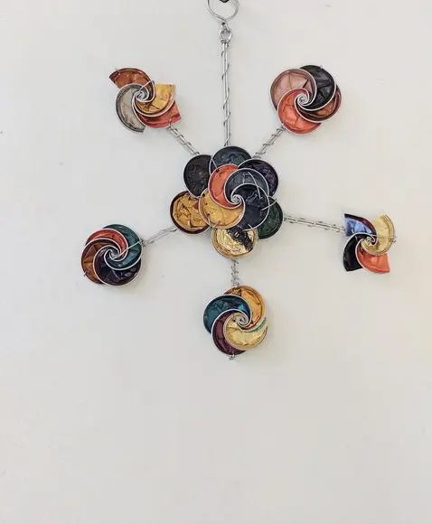 Móbile Quase-Catavento Upcycling 1