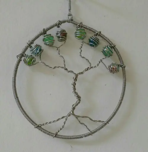 Suncatcher Árvore da Vida Colorida