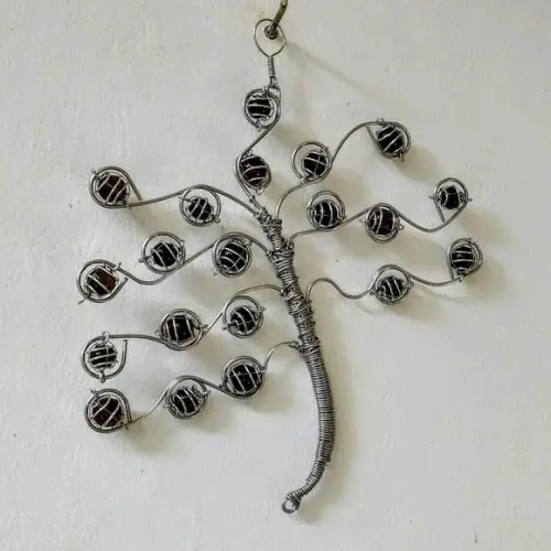 Suncatcher Árvore da Vida Azul sem Círculo
