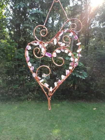 Suncatcher Coração Sinuoso