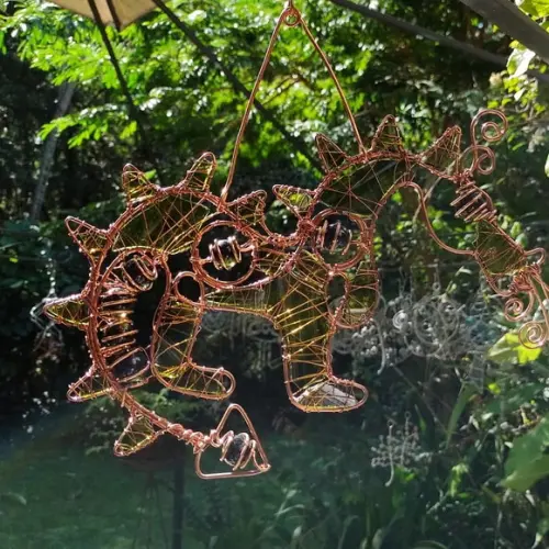 Suncatcher Dragão Upcycling