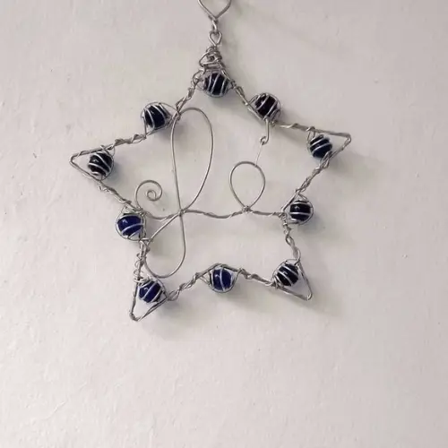 Suncatcher Fé azul