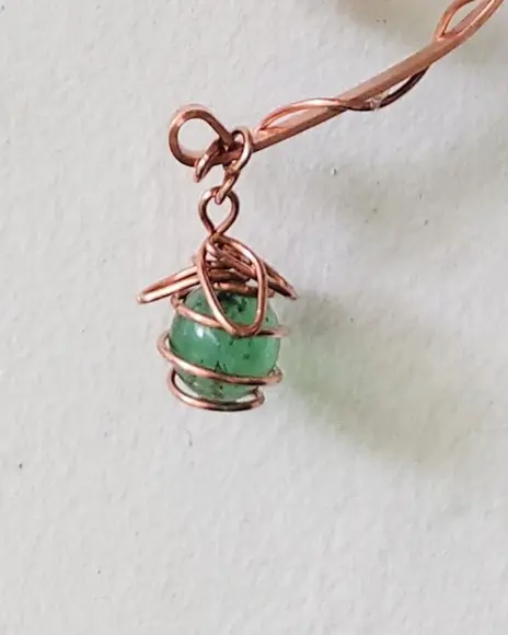 Suncatcher Galho Com Avelãs Em Cobre
