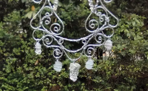 Suncatcher Good Vibes com águas marinhas