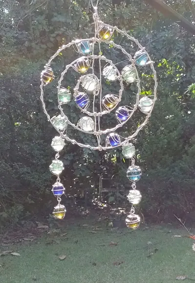 Suncatcher Mandala Mix Filtro dos Sonhos Multicolorido