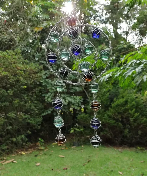 Suncatcher Mandala Mix Filtro dos Sonhos Multicolorido P
