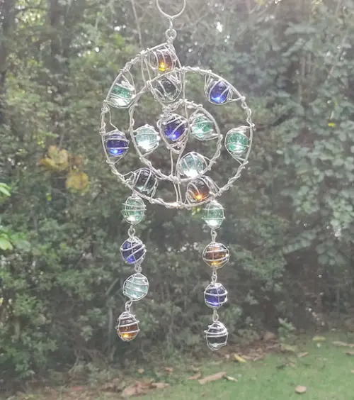 Suncatcher Mandala Mix Filtro dos Sonhos Multicolorido P
