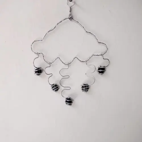 Suncatcher Nuvem em tons de azul