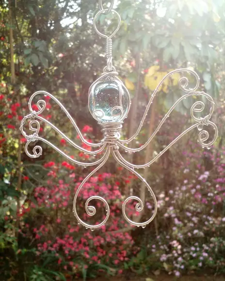 Suncatcher Polvo Verde Água