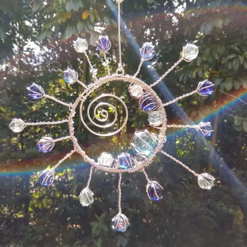 Suncatcher Segundo Sol em Tons de Azul