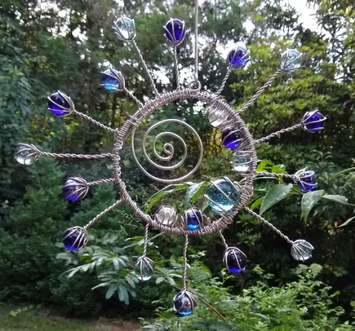 Suncatcher Segundo Sol em Tons de Azul
